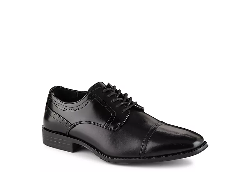 Stacy Adams Mens Waltham Cap Toe Oxford - Black 1 Stacy Adams Mens Waltham Cap Toe Oxford - Black