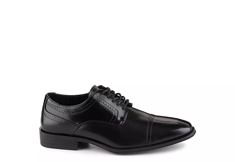 Stacy Adams Mens Waltham Cap Toe Oxford - Black 2 Stacy Adams Mens Waltham Cap Toe Oxford - Black - Image 2