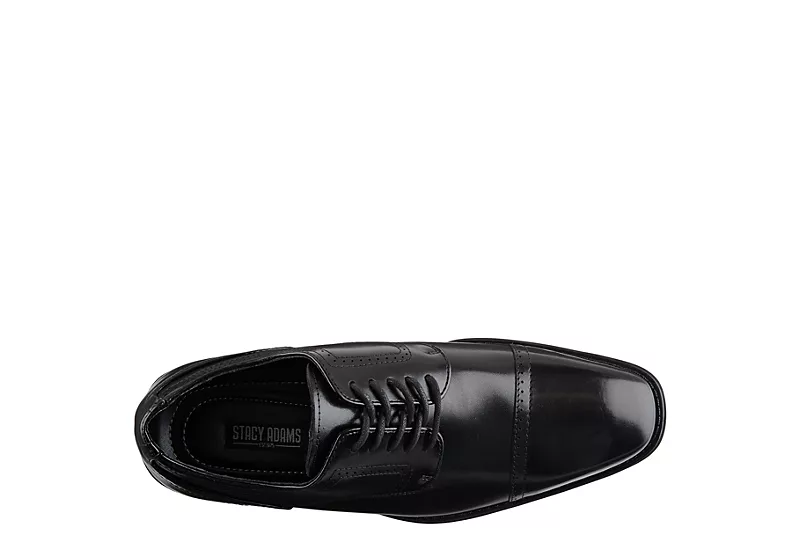 Stacy Adams Mens Waltham Cap Toe Oxford - Black 6 Stacy Adams Mens Waltham Cap Toe Oxford - Black - Image 6