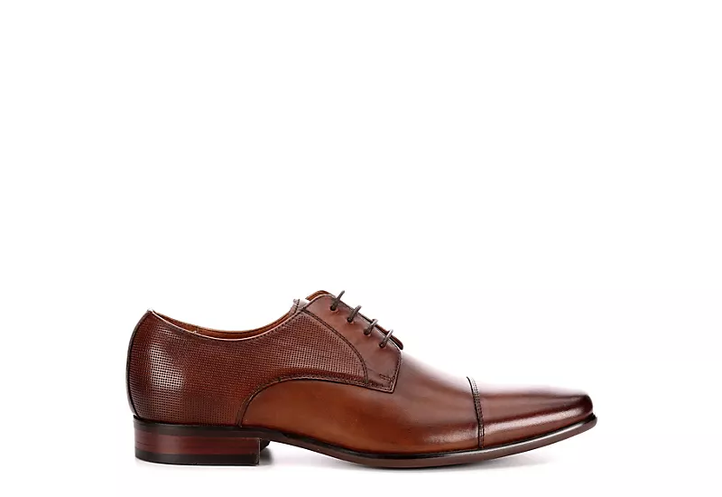 Florsheim Mens Postino Cap Toe Oxford - Cognac 2 Florsheim Mens Postino Cap Toe Oxford - Cognac - Image 2