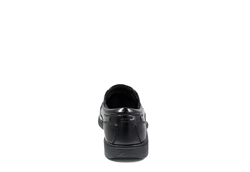Nunn Bush Mens Bleeker Street Bike Toe Slip On Oxford - Black 5 Nunn Bush Mens Bleeker Street Bike Toe Slip On Oxford - Black - Image 5