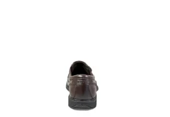 Nunn Bush Mens Bleeker Street Bike Toe Slip On Oxford - Brown -Deals All Walk Styles Store US 01 500488 04