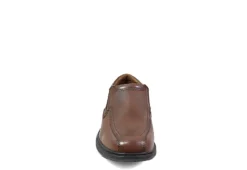 Nunn Bush Mens Bleeker Street Bike Toe Slip On Oxford - Cognac -Deals All Walk Styles Store US 01 500489 02