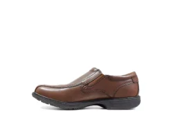Nunn Bush Mens Bleeker Street Bike Toe Slip On Oxford - Cognac -Deals All Walk Styles Store US 01 500489 03