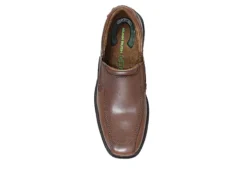 Nunn Bush Mens Bleeker Street Bike Toe Slip On Oxford - Cognac -Deals All Walk Styles Store US 01 500489 05