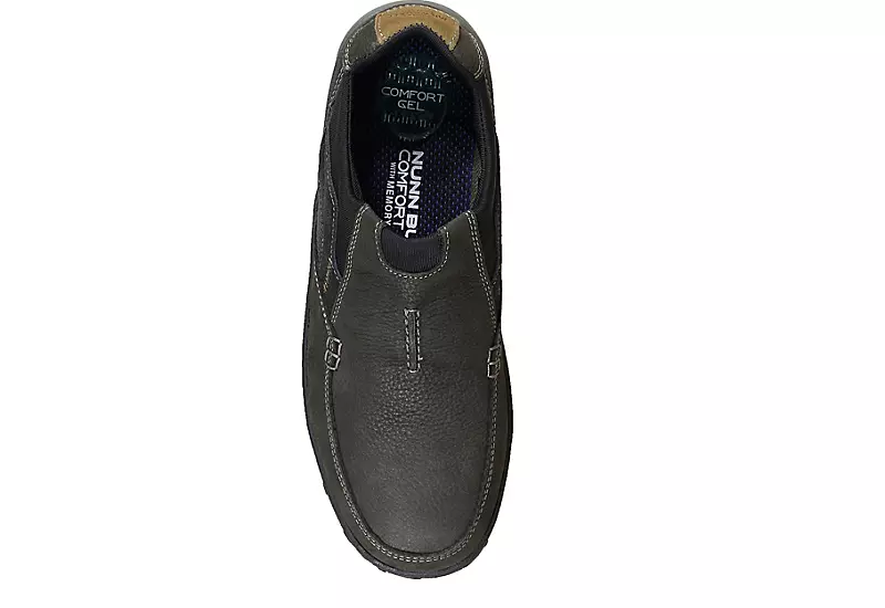 Nunn Bush Mens Quest Moc Toe Slip On Oxford - Dark Grey 6 Nunn Bush Mens Quest Moc Toe Slip On Oxford - Dark Grey - Image 6