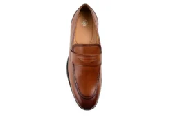 Thomas & Vine Mens Bishop Penny Loafer Oxford - Cognac -Deals All Walk Styles Store US 01 500743 05