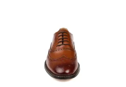 Thomas & Vine Mens Franklin Wingtip Oxford - Cognac -Deals All Walk Styles Store US 01 500761 02