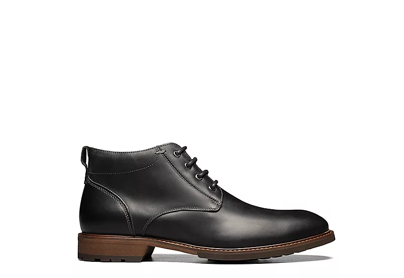 Florsheim Mens Lodge Plain Toe Chukka Boot - Black 2 Florsheim Mens Lodge Plain Toe Chukka Boot - Black - Image 2