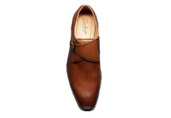 Florsheim Mens Sorrento Plain Toe Single Monk Strap Oxford - Cognac -Deals All Walk Styles Store US 01 500807 05