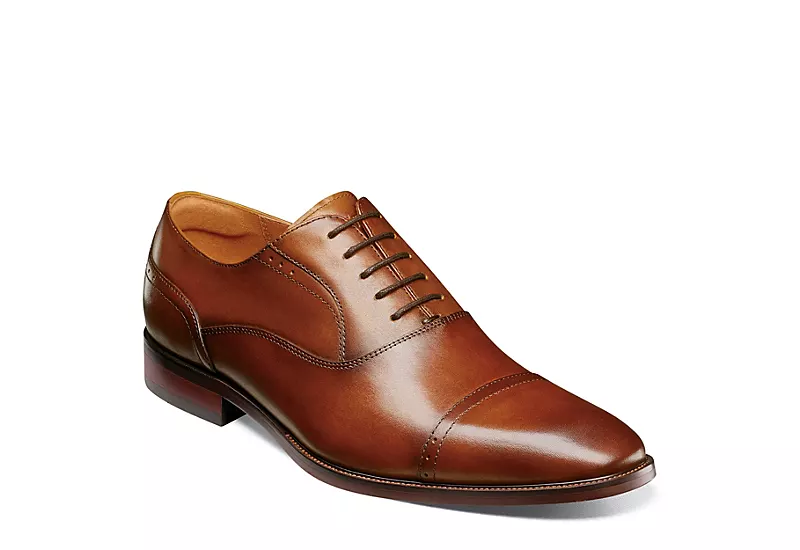 Florsheim Mens Sorrento Cap Toe Oxford - Cognac 1 Florsheim Mens Sorrento Cap Toe Oxford - Cognac