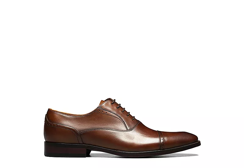 Florsheim Mens Sorrento Cap Toe Oxford - Cognac 2 Florsheim Mens Sorrento Cap Toe Oxford - Cognac - Image 2