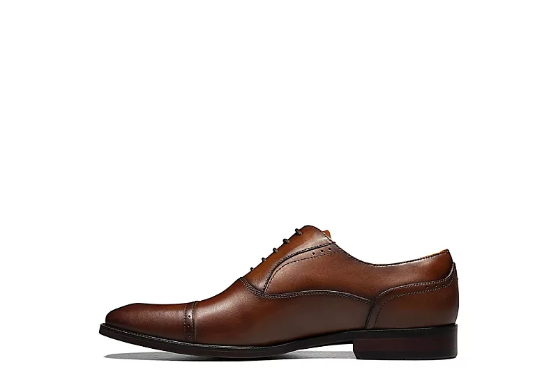 Florsheim Mens Sorrento Cap Toe Oxford - Cognac 4 Florsheim Mens Sorrento Cap Toe Oxford - Cognac - Image 4