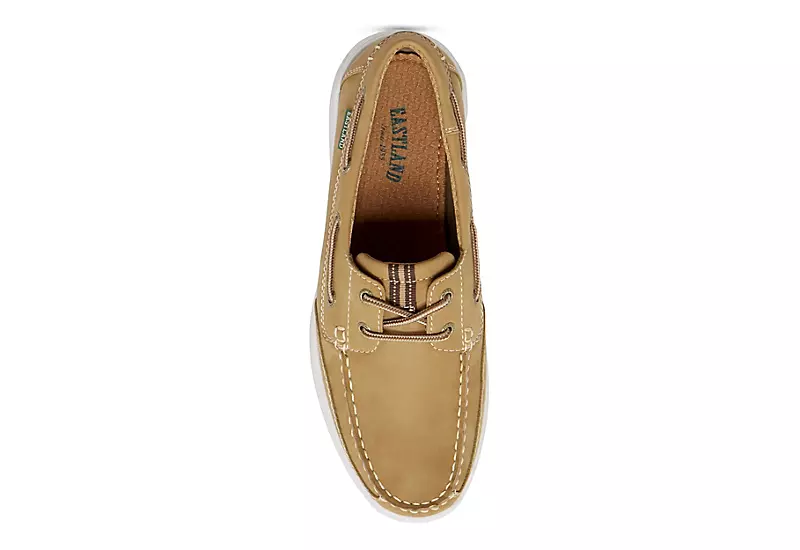 Eastland Mens Benton Boat Shoe - Natural 6 Eastland Mens Benton Boat Shoe - Natural - Image 6