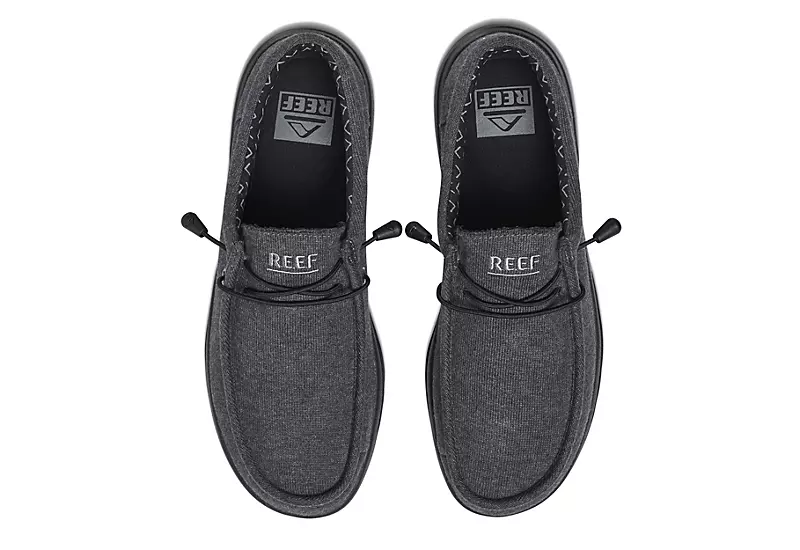 Reef Mens Cushion Coast Slip On Sneaker - Black 4 Reef Mens Cushion Coast Slip On Sneaker - Black - Image 4