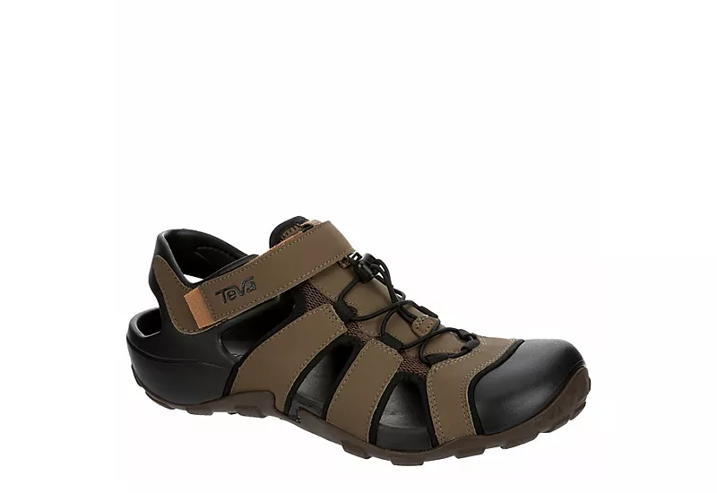 Teva Mens Flintwood Outdoor Sandal - Brown 1 Teva Mens Flintwood Outdoor Sandal - Brown