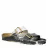 Birkenstock Mens Arizona Essentials Slide Sandal - Gold