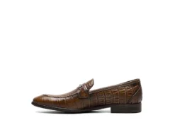Stacy Adams Mens Ferdinand Moc Toe Slip On Oxford - Cognac -Deals All Walk Styles Store US 01 501552 03