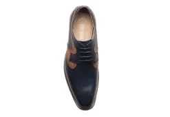 Stacy Adams Mens Palmer Plain Toe Medallion Oxford - Navy 12 Stacy Adams Mens Palmer Plain Toe Medallion Oxford - Navy -Deals All Walk Styles Store US 01 501554 05