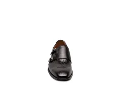 Stacy Adams Mens Torrance Plain Toe Double Monk Strap Oxford - Black -Deals All Walk Styles Store US 01 501558 02