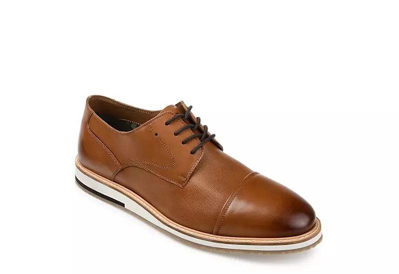 Thomas & Vine Mens Hartley Oxford - Cognac 1 Thomas & Vine Mens Hartley Oxford - Cognac
