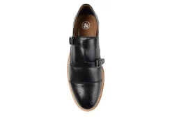 Thomas & Vine Mens Ransom Monk Strap Oxford - Black -Deals All Walk Styles Store US 01 501656 05