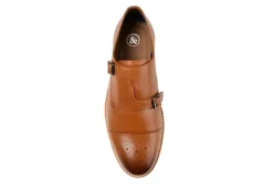 Thomas & Vine Mens Ransom Monk Strap Oxford - Cognac -Deals All Walk Styles Store US 01 501657 05