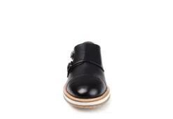 Thomas & Vine Mens Thatcher Monk Strap Oxford - Black -Deals All Walk Styles Store US 01 501670 02