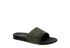 Reef Mens Fanning Slide Sandal - Olive