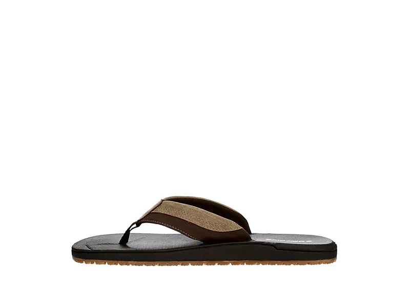Day Five Mens Coast Flip Flop Sandal - Chocolate 4 Day Five Mens Coast Flip Flop Sandal - Chocolate - Image 4