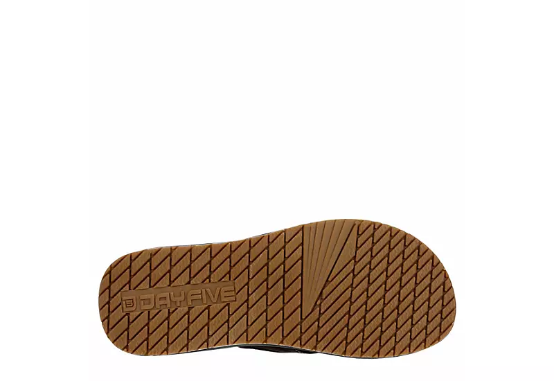Day Five Mens Coast Flip Flop Sandal - Chocolate 7 Day Five Mens Coast Flip Flop Sandal - Chocolate - Image 7