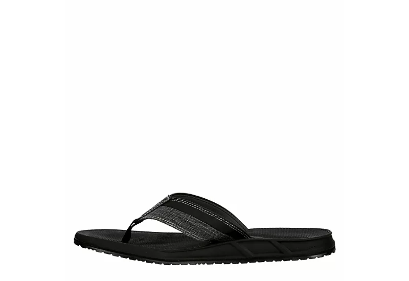 Day Five Mens Board Walk Flip Flop Sandal - Black 4 Day Five Mens Board Walk Flip Flop Sandal - Black - Image 4
