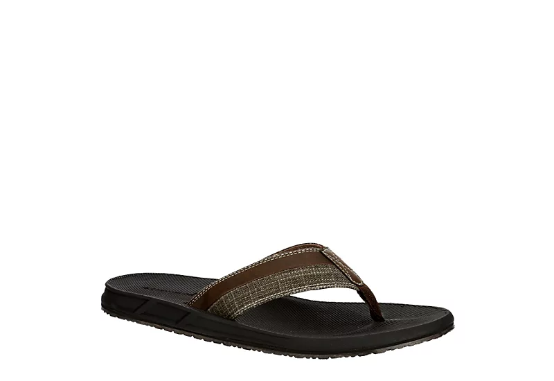 Day Five Mens Board Walk Flip Flop Sandal - Brown 1 Day Five Mens Board Walk Flip Flop Sandal - Brown