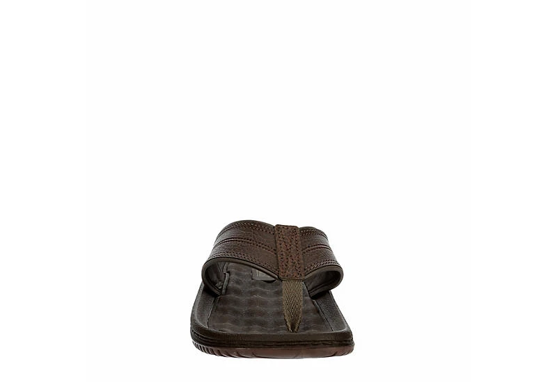 Bjorndal Mens Dunas Flip Flop Sandal - Brown 3 Bjorndal Mens Dunas Flip Flop Sandal - Brown - Image 3