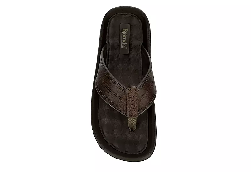 Bjorndal Mens Dunas Flip Flop Sandal - Brown 6 Bjorndal Mens Dunas Flip Flop Sandal - Brown - Image 6