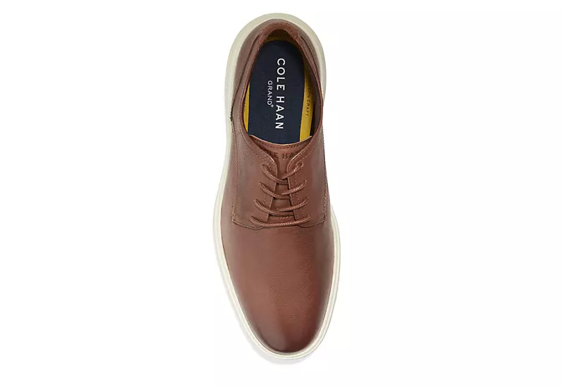Cole Haan Mens Grand Plain Toe Oxford - Tan 3 Cole Haan Mens Grand Plain Toe Oxford - Tan - Image 3