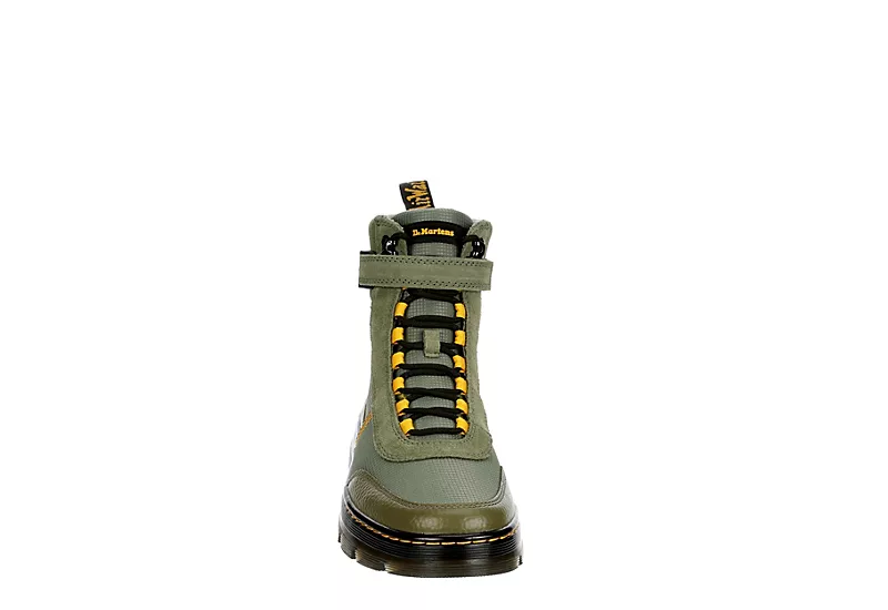 Dr. Martens Dr.martens Mens Combs Tech Combat Boot - Olive 3 Dr. Martens Dr.martens Mens Combs Tech Combat Boot - Olive - Image 3