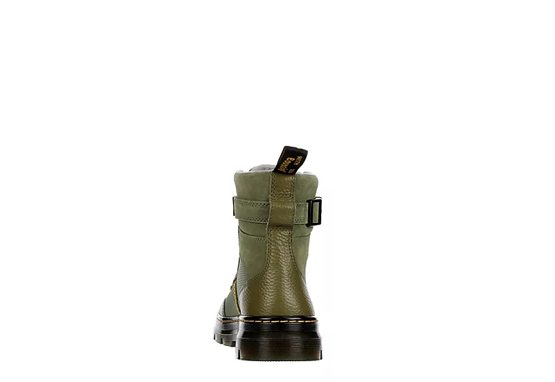Dr. Martens Dr.martens Mens Combs Tech Combat Boot - Olive 5 Dr. Martens Dr.martens Mens Combs Tech Combat Boot - Olive - Image 5