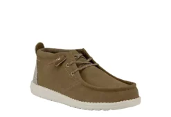 Heydude Mens Conrad Mid Sneaker - Tan
