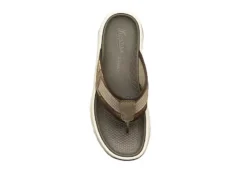 Florsheim Mens Tread Lite Flip Flop Sandal - Taupe -Deals All Walk Styles Store US 01 502188 05