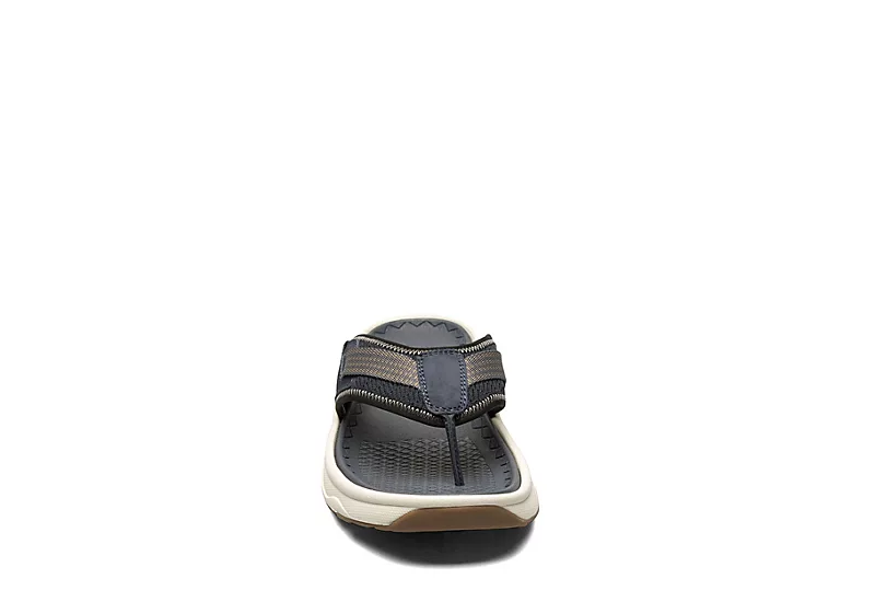 Florsheim Mens Tread Lite Flip Flop Sandal - Navy 3 Florsheim Mens Tread Lite Flip Flop Sandal - Navy - Image 3