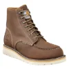 Carhartt Mens Waterproof 6-inch Moc Toe Wedge Boot - Brown