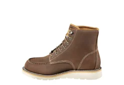 Carhartt Mens Waterproof 6-inch Moc Toe Wedge Boot - Brown -Deals All Walk Styles Store US 01 502201 02