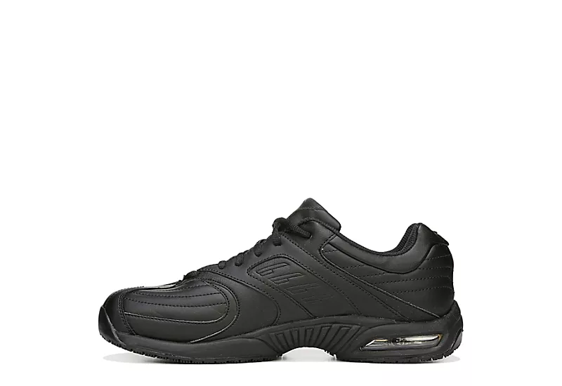 Dr. Scholl's Mens Cambridge Ii Slip Resistant Work Shoe - Black 4 Dr. Scholl's Mens Cambridge Ii Slip Resistant Work Shoe - Black - Image 4