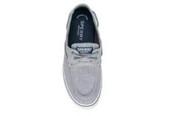 Sperry Mens Halyard 2-eye Slip On Sneaker - Pale Grey -Deals All Walk Styles Store US 01 502250 05