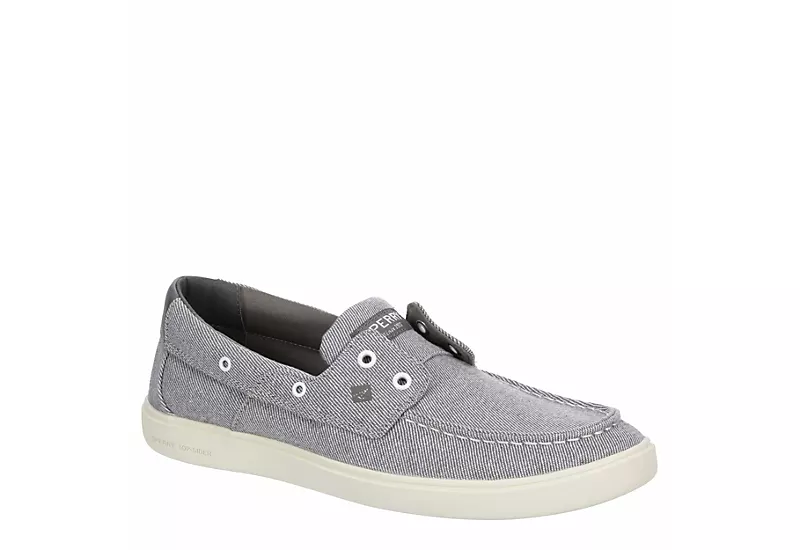 Sperry Mens Outer Banks Boat Shoe - Grey 1 Sperry Mens Outer Banks Boat Shoe - Grey