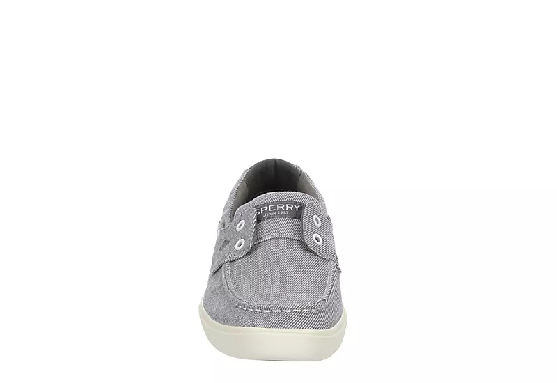 Sperry Mens Outer Banks Boat Shoe - Grey 3 Sperry Mens Outer Banks Boat Shoe - Grey - Image 3