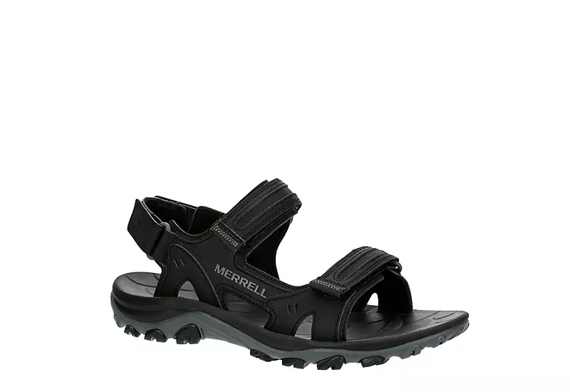 Merrell Mens Huntington Sport Convert Outdoor Sandal - Black 1 Merrell Mens Huntington Sport Convert Outdoor Sandal - Black