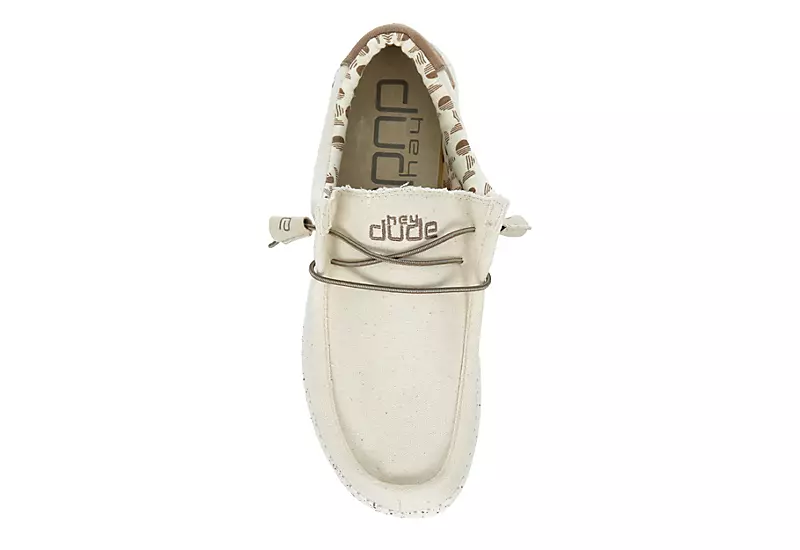 Heydude Mens Wally Slip On Sneaker - Ivory 6 Heydude Mens Wally Slip On Sneaker - Ivory - Image 6