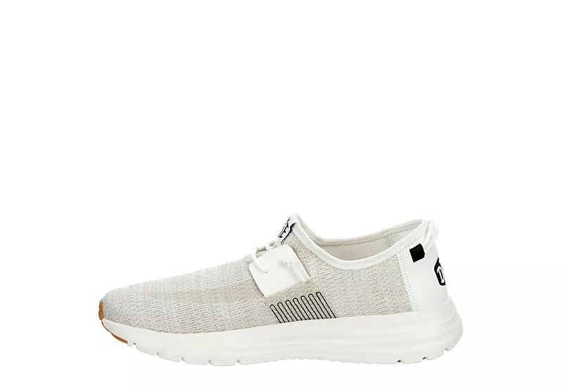 Heydude Mens Sirocco Slip On Sneaker - White 4 Heydude Mens Sirocco Slip On Sneaker - White - Image 4